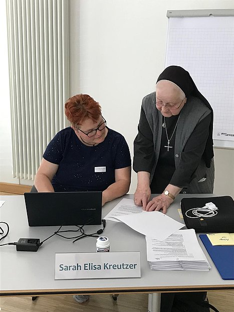 Grafik der Waldbreitbacher Franziskanerinnen BMVA St. Marienhaus